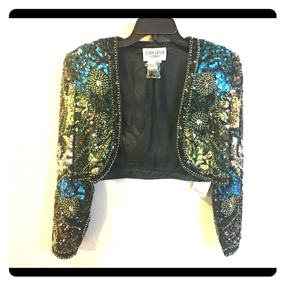 Vintage Joan Leslie sequins jacket